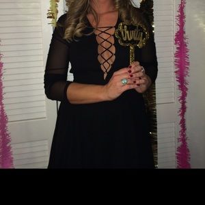 Express Black Cocktail Dress